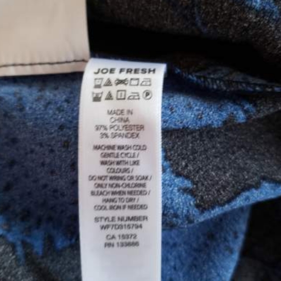 Joe Fresh BNWT blue and black dress size 4 - Picture 7 of 11